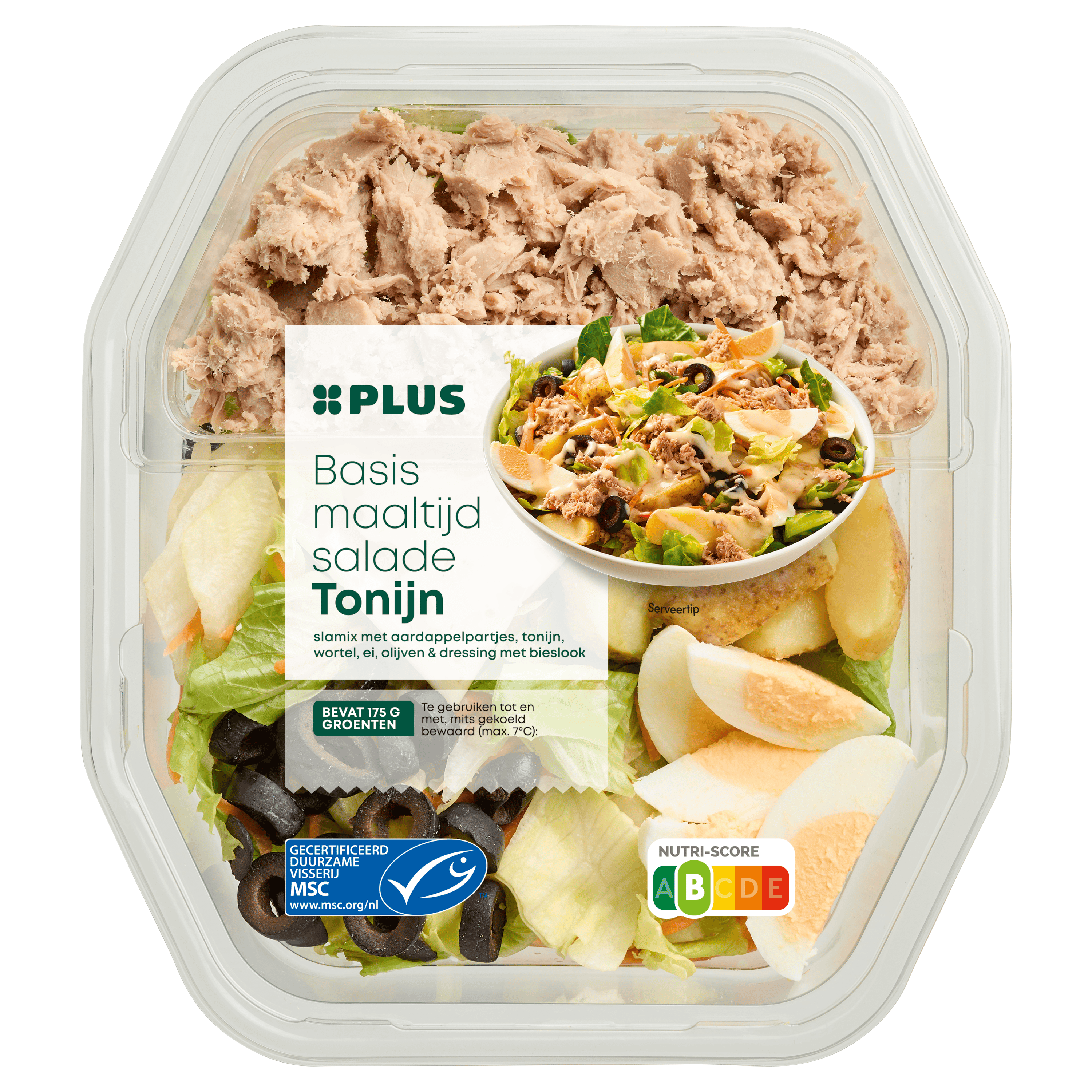 PLUS Basismaaltijdsalade Tonijn