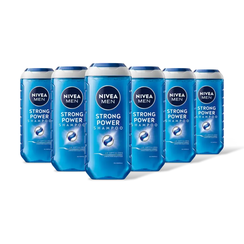 NIVEA Men strong power shampoo 6-pack