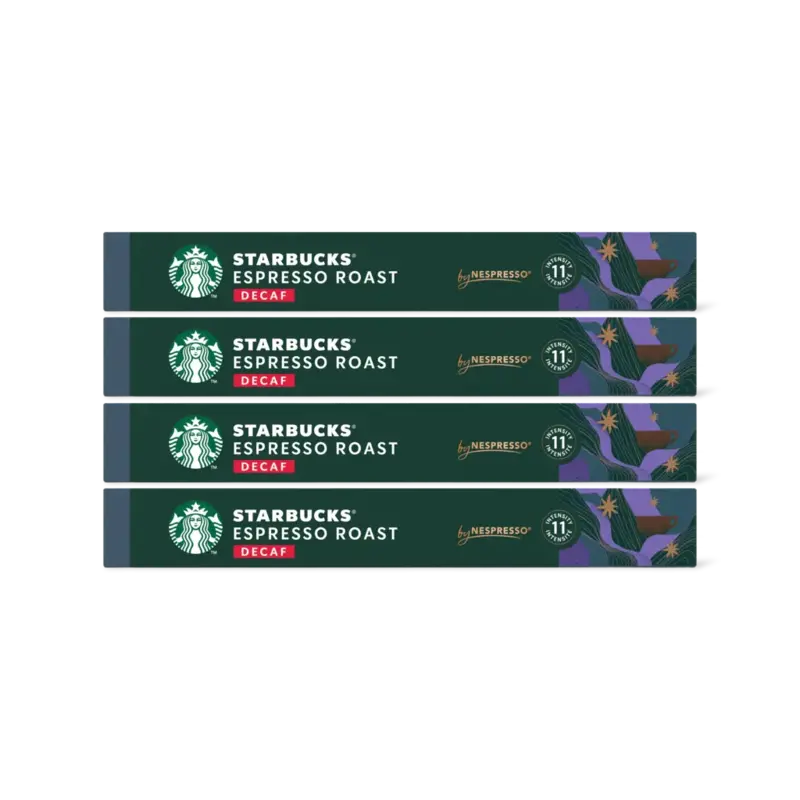 Starbucks Nespresso decaf espresso roast cap 4-pck