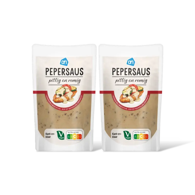 AH Pepersaus pittig en romig 2-pack