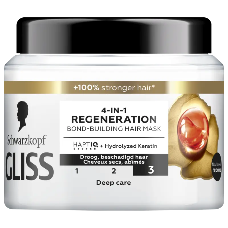 Gliss 4-in-1 regeneration hair mask