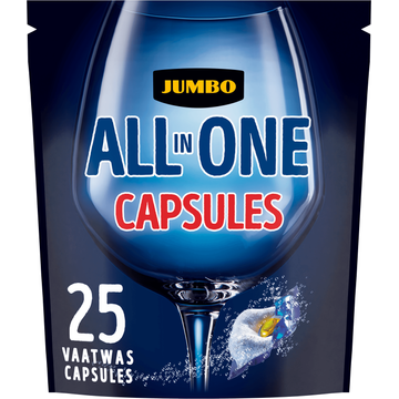Jumbo Vaatwascapsules All in One 25 Stuks