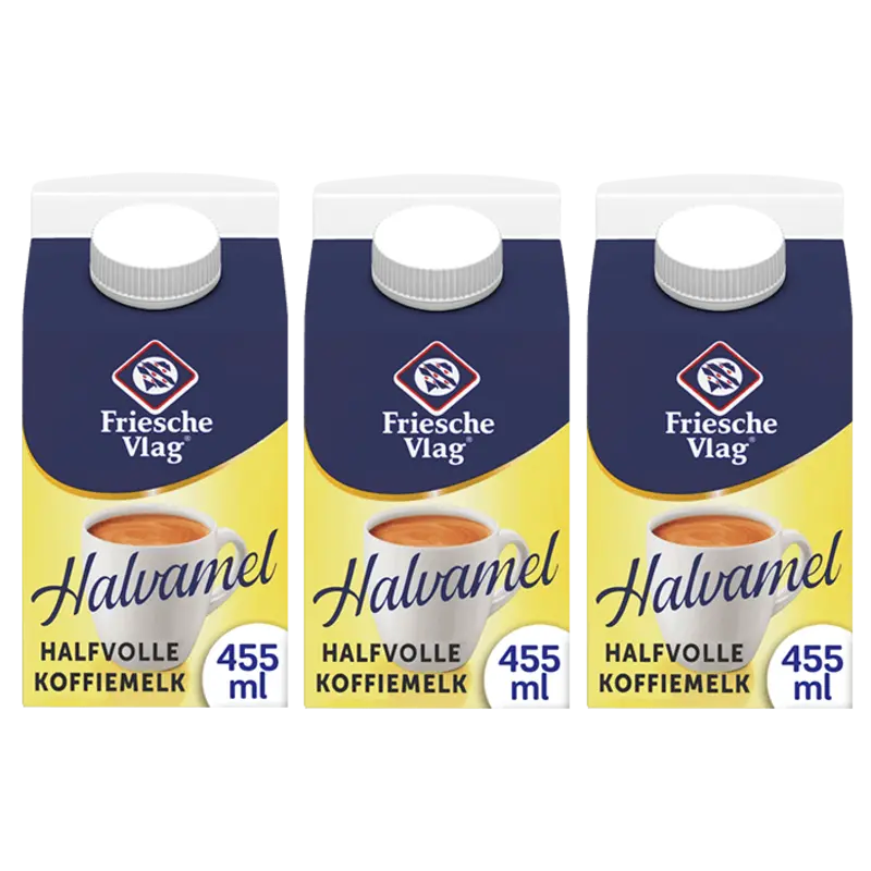 Friesche Vlag Halvamel 3-pack