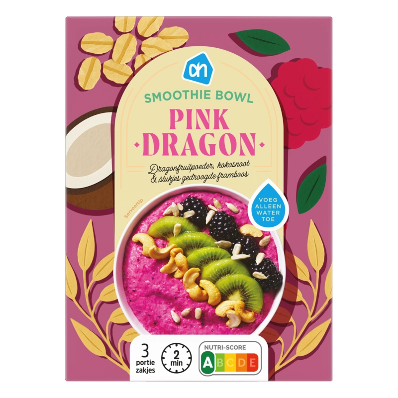 AH Smoothie bowl pink dragon