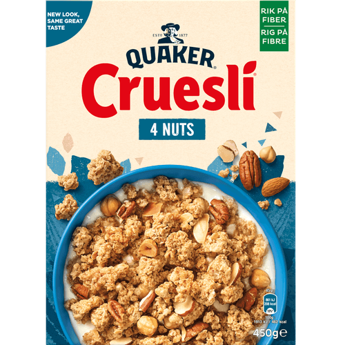 Quaker Cruesli 4 noten
