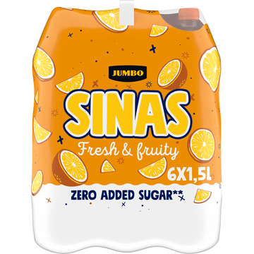 Jumbo Sinas Fresh & Fruity 6 x 1,5 L