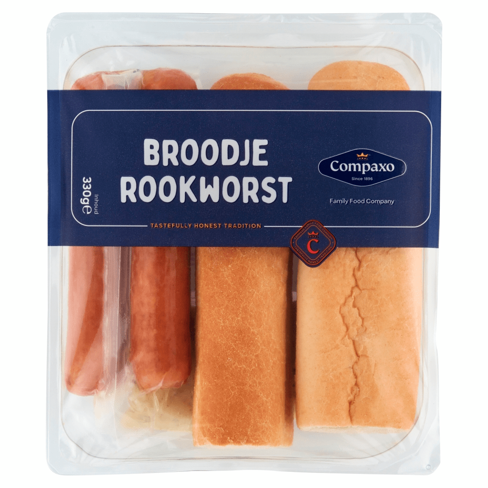 Compaxo Broodje rookworst