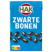 Hak zwarte bonen in pak