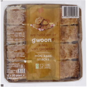 G'woon Mini Kaassnacks