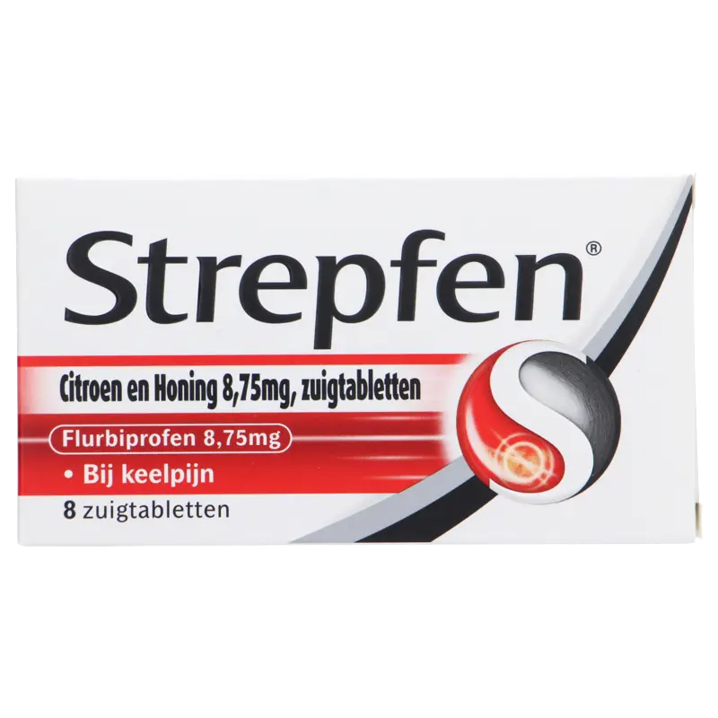 Strepfen Citroen en honing zuigtabletten