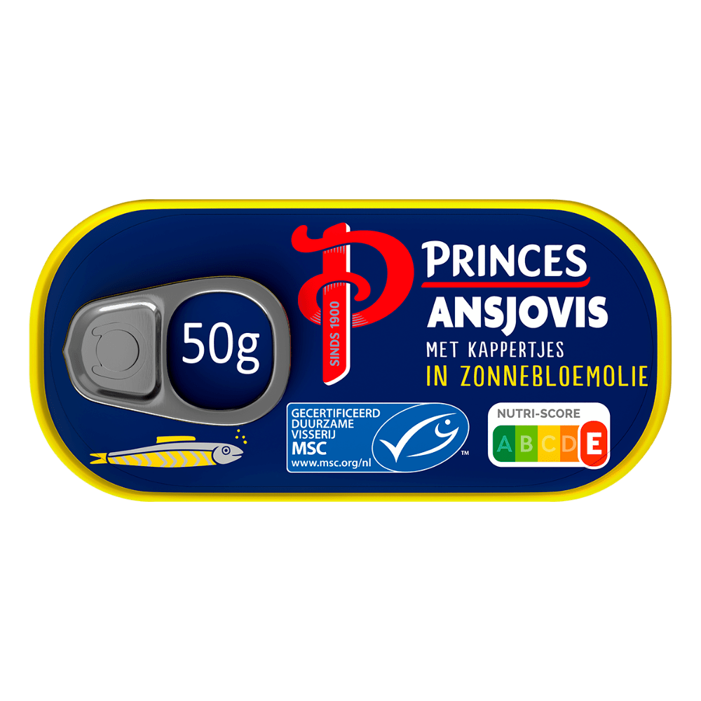 Princes Ansjovis + kappertjes MSC