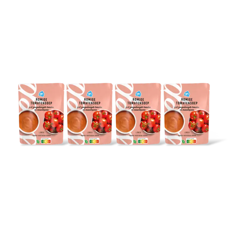 AH Romige tomatensoep 4-pack