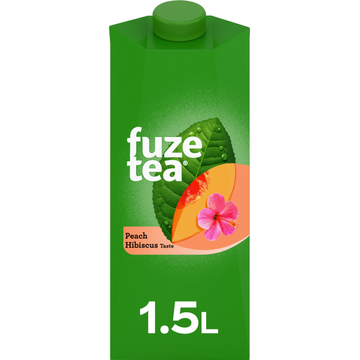 Fuze Tea Black Iced Tea Peach Hibiscus 1,5 L
