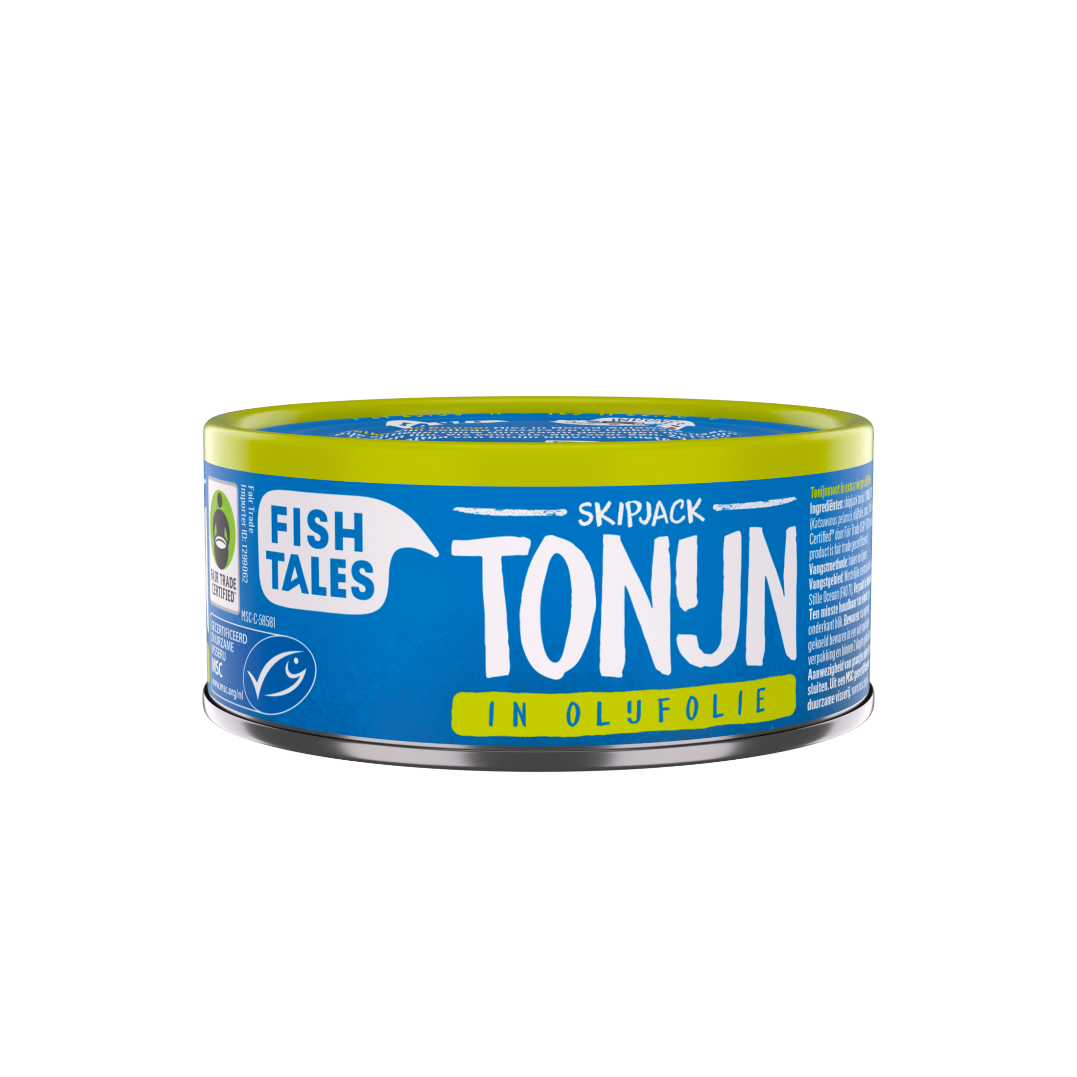 Fish Tales Skipjack tonijn in olijfolie MSC