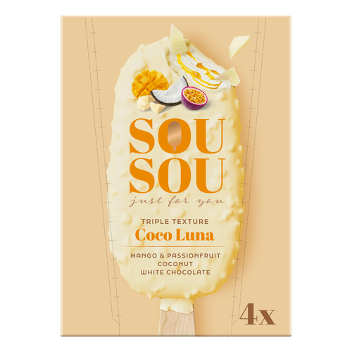 Sou Sou Coco luna 4 stuks