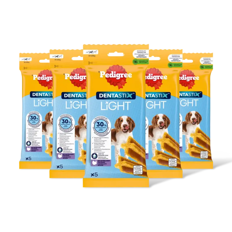 Pedigree Dentastix light 10-25 kg 5-pack
