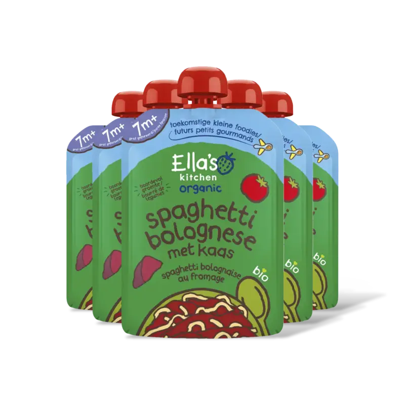 Ella's kitchen Spaghetti bolognese met kaas 7m+ 5-pack