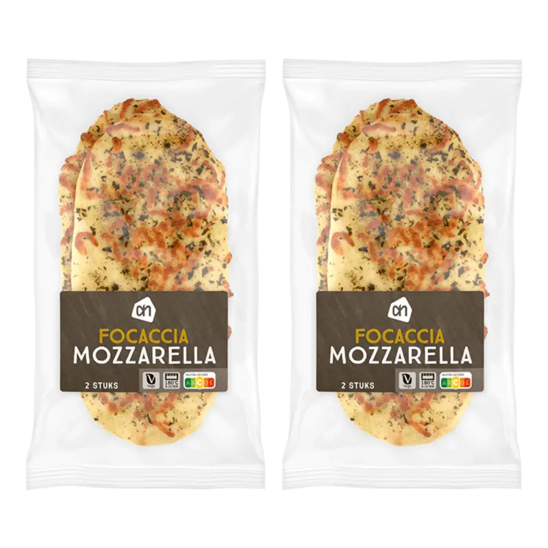 AH Focaccia mozzarella 2-pack
