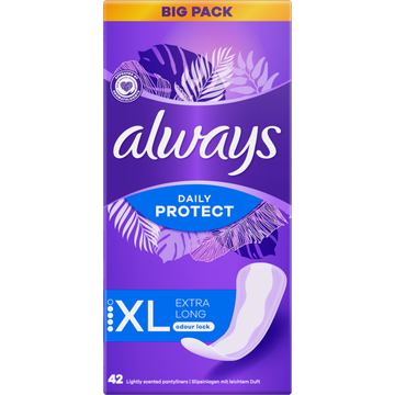 Always Daily Protect Extra Long Odour Block technologie Inlegkruisjes x42