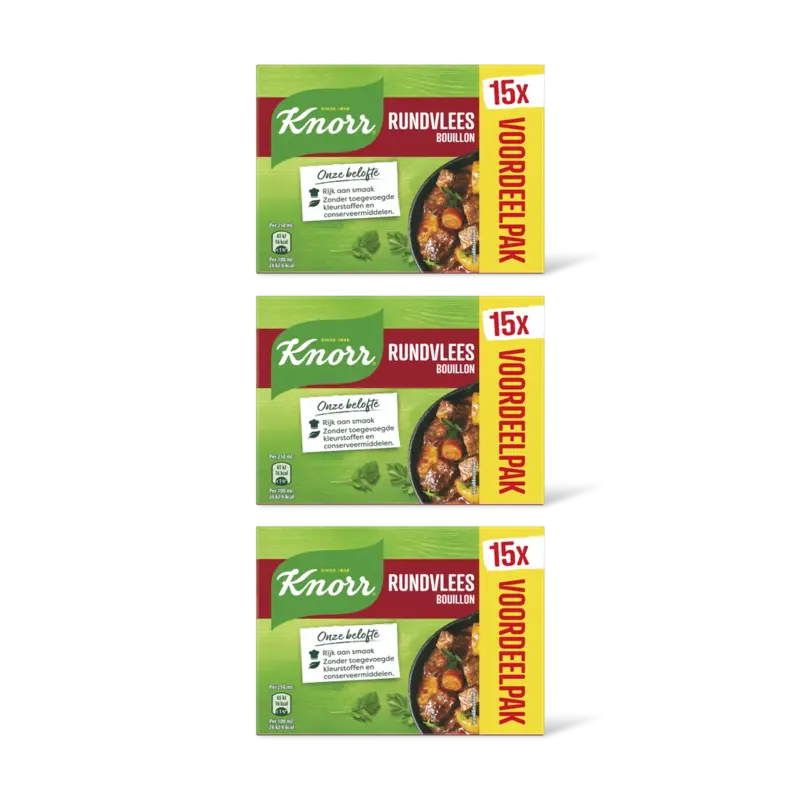 Knorr Rund bouillonblokjes voordeelpak 3-pack