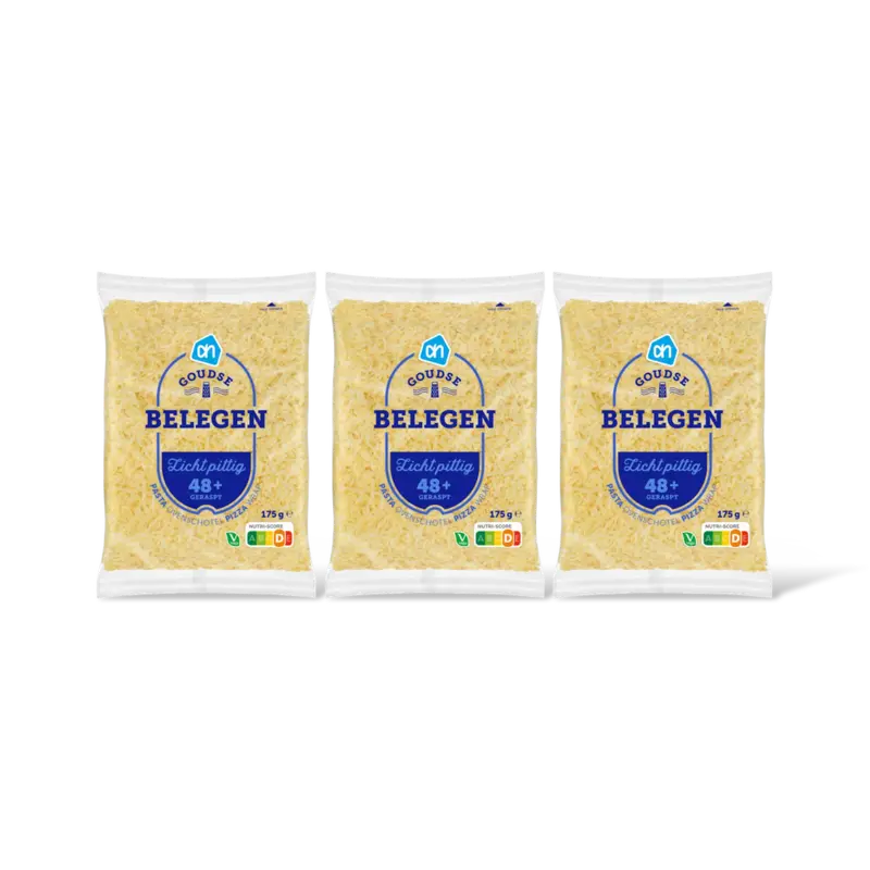 AH Goudse belegen 48+ geraspt 3-pack