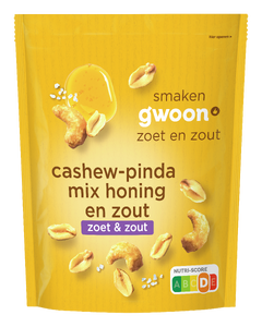 G'woon Cashew Pinda Mix Honing En Zout