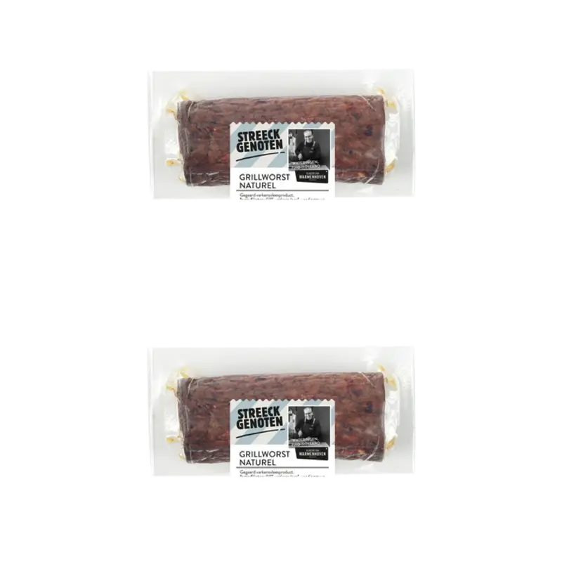 AH Grillworst naturel stukje 2-pack