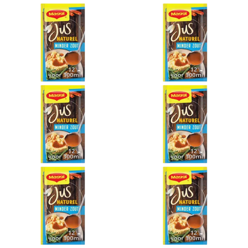 Maggi Jus naturel minder zout 6-pack