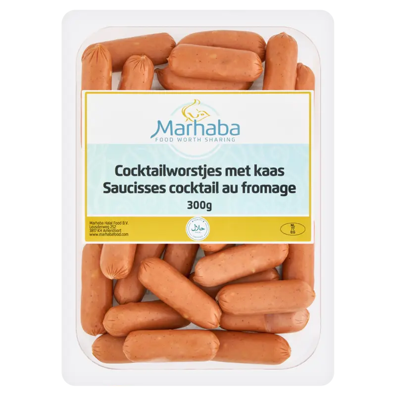 Marhaba Cocktailworstjes kaas