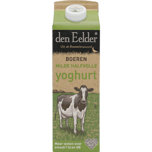 Den Eelder Boerenyoghurt halfvol