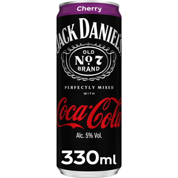 Jack Daniel's Perfectly Mixed with Coca-Cola Cherry 330 ml