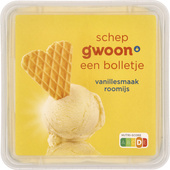 g'woon roomijs vanille