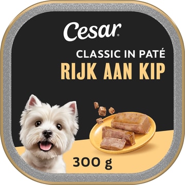 Cesar Klassik Terrine Rijk aan Kalf & Kalkoen 300g