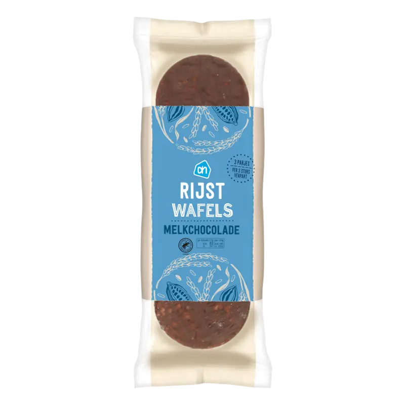 AH Rijstwafels melkchocolade