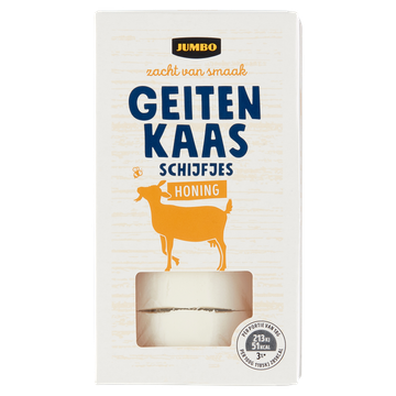 Jumbo Geitenkaas Schijfjes Honing 125 g