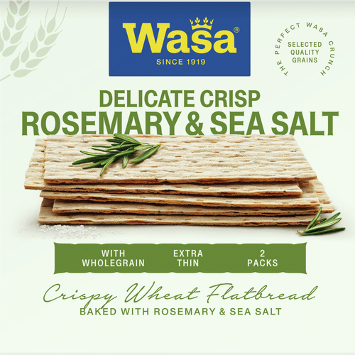 Wasa Delicate crisp rosemary & sea salt