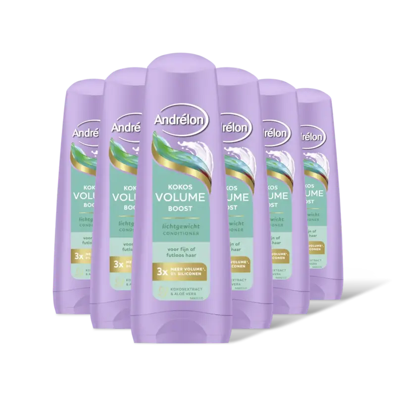 Andrélon Kokos volume boost conditioner 6-pack