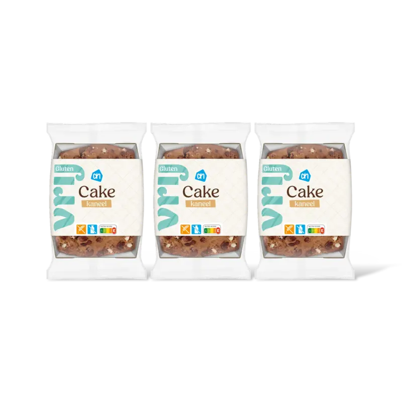 AH Glutenvrij Cake kaneel 3-pack