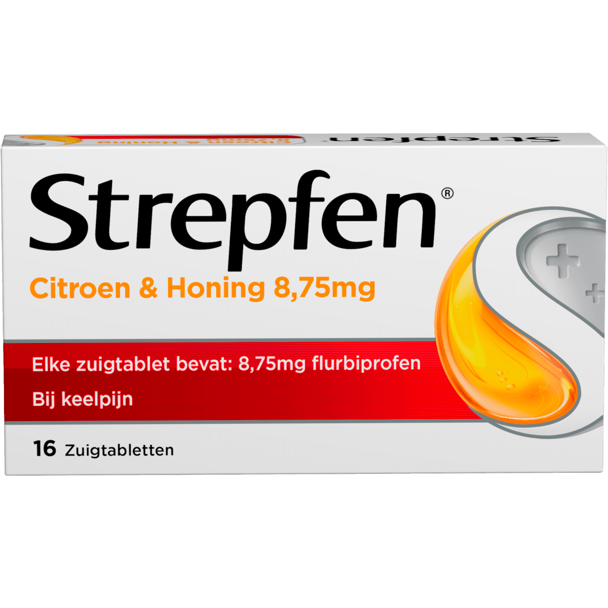 Strepfen Citroen & Honing 8,75 MG Zuigtabletten 16 Stuks