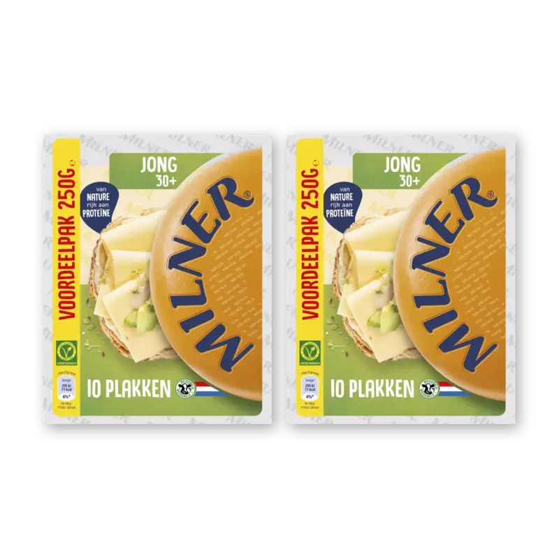 Milner Jong 30+ plakken voordeelpak 2-pack