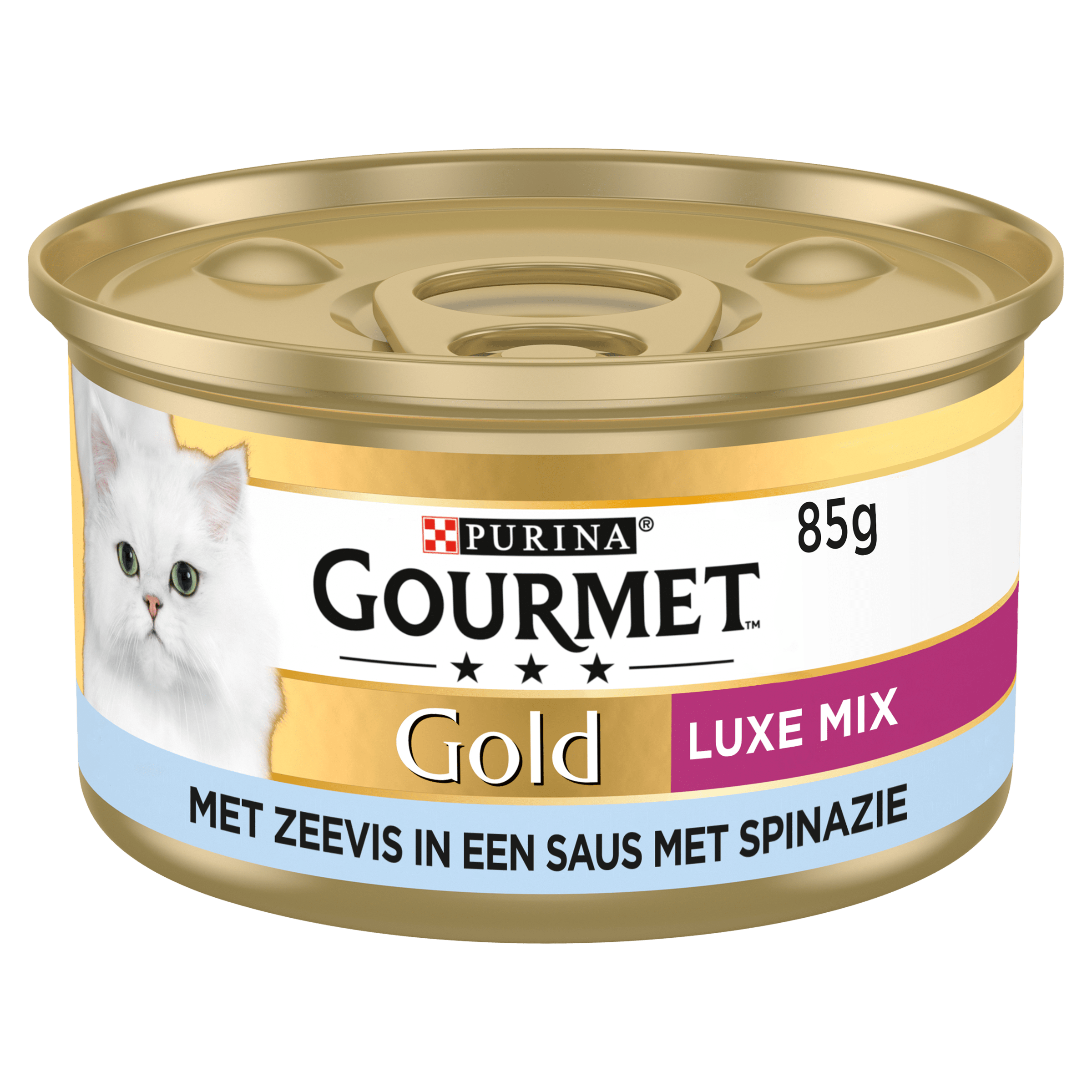 Gourmet Gold Luxe mix kattenvoer nat zeevis