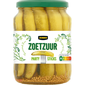 Jumbo Party Sticks Zoetzuur 360 g