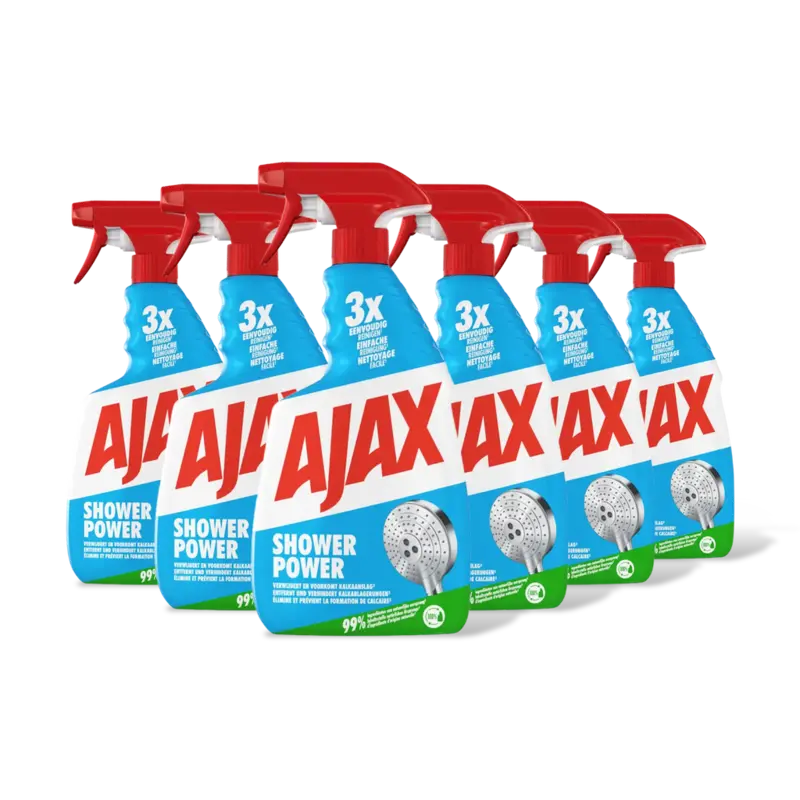 Ajax Shower power spray 6-pack
