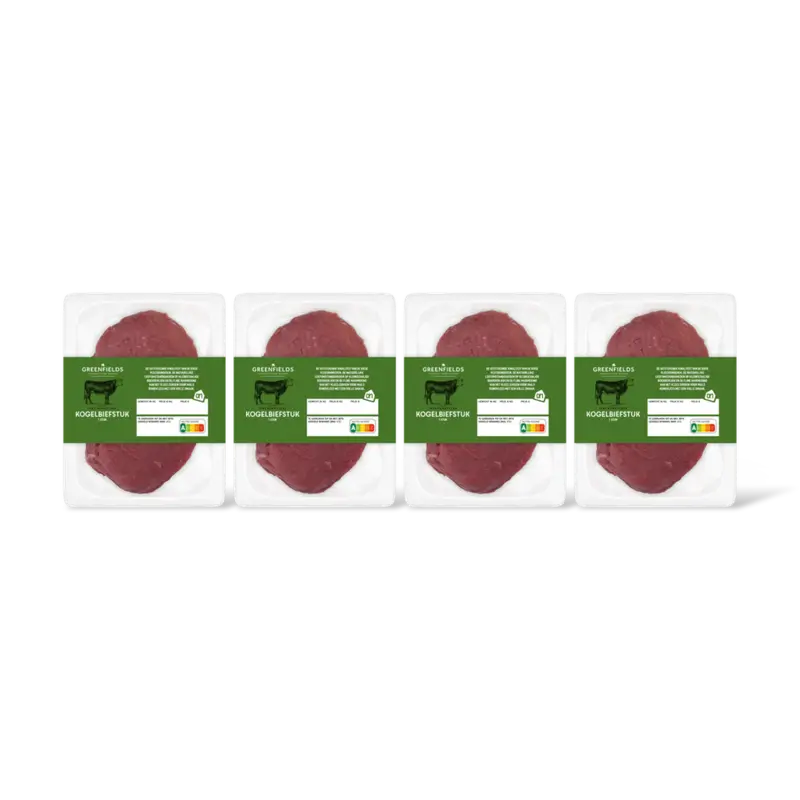AH Greenfields Kogelbiefstuk 4-pack