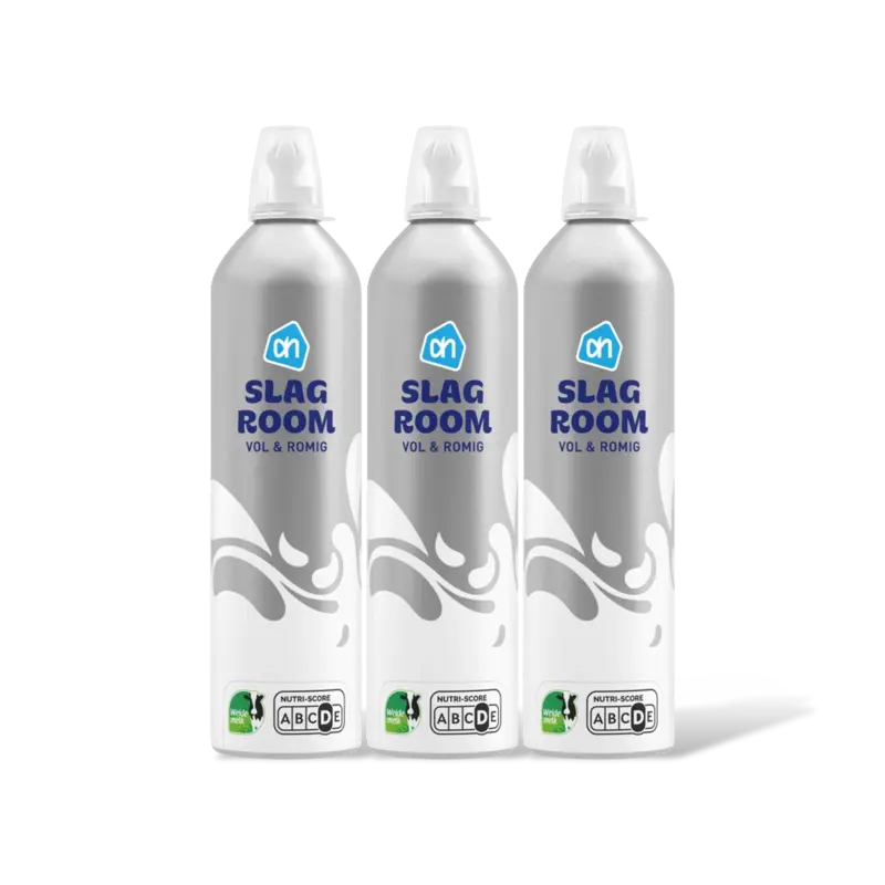 AH Slagroom vol & romig 3-pack