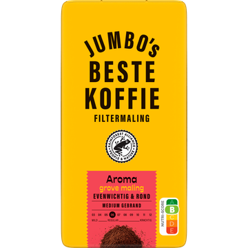 Jumbo's Beste Koffie Grove Filtermaling Aroma 500 g