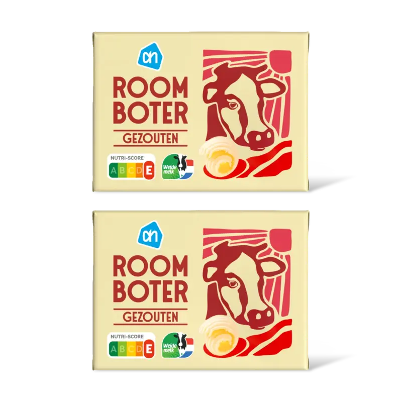 AH Roomboter gezouten 2-pck