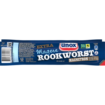Unox Rookworst Magnetron Mager 100g