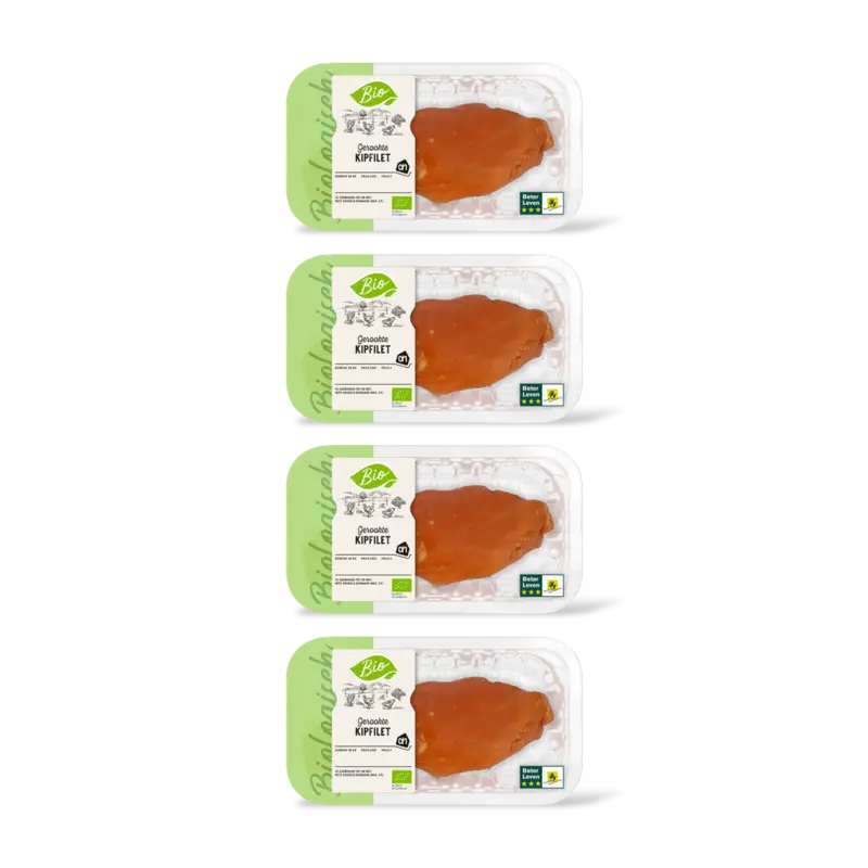 AH Biologisch Gerookte kipfilet 4-pack