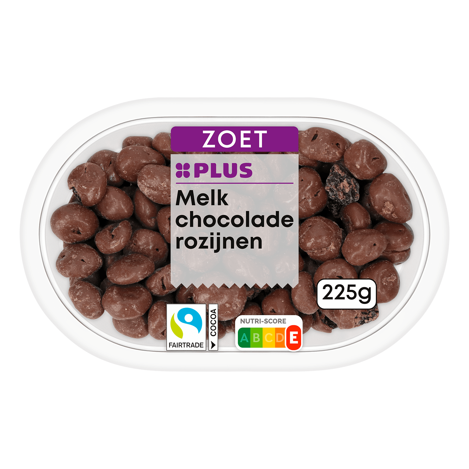 PLUS Melkchocolade rozijnen Fairtrade